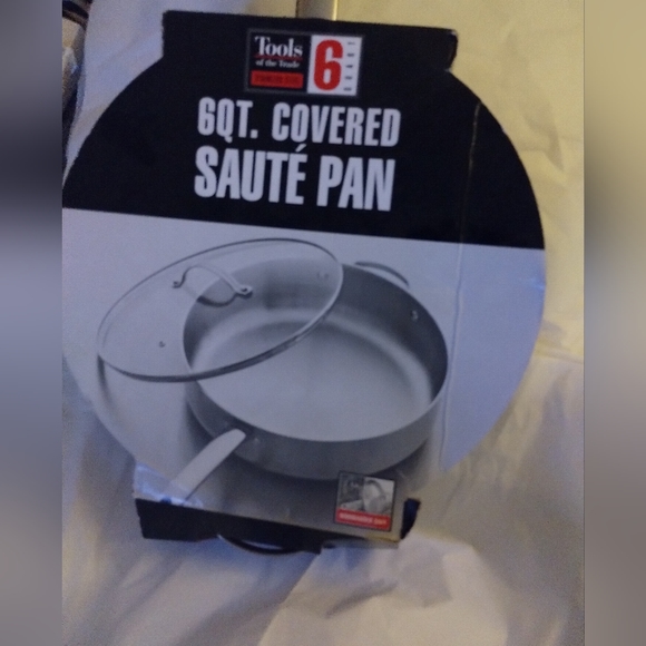 TOOLS OF THE TRADE 6-Qt. Sauté Pan 🎈WITHOUT LID🎈 Created for Macy's - Picture 3 of 5